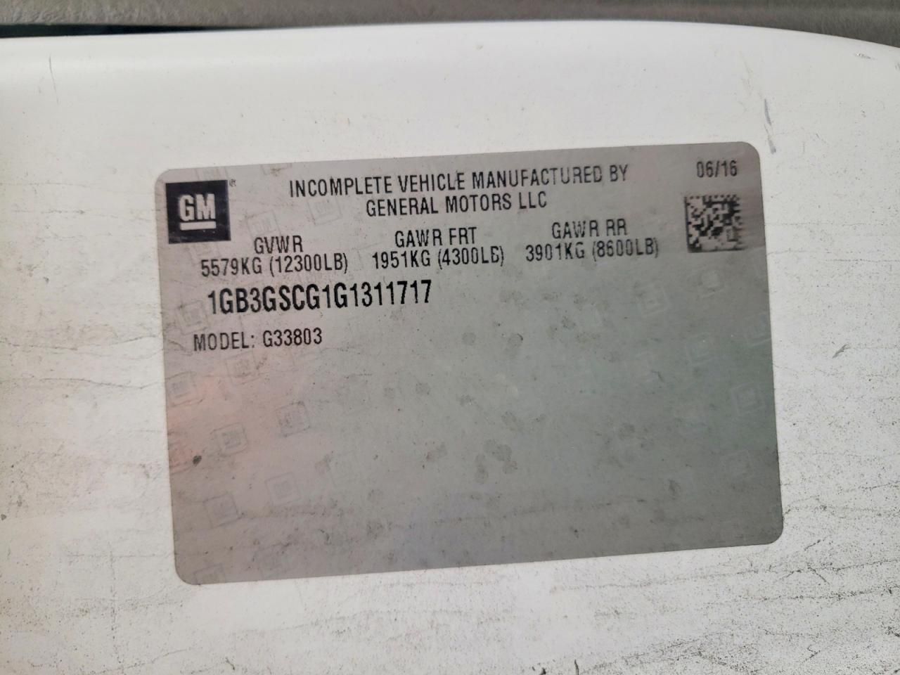 2016 Chevrolet Express Utility / Service Truck