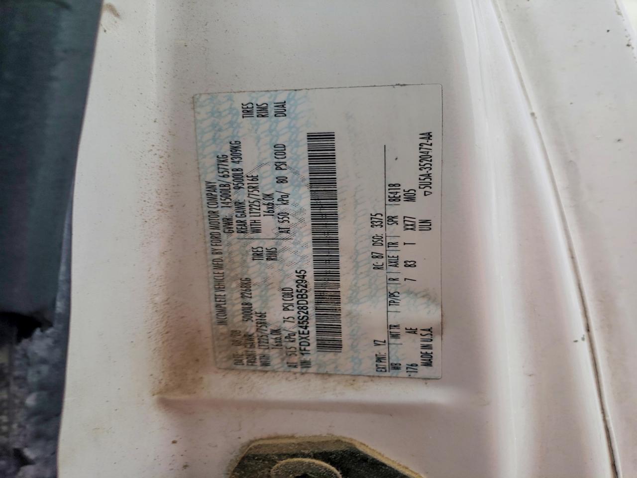 2008 Ford E450 BOX Truck