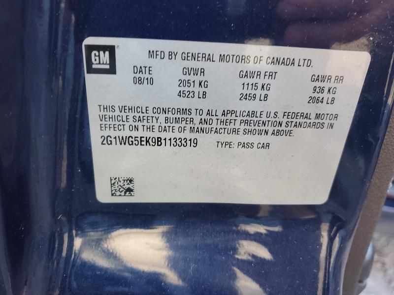 2011 Chevrolet Impala lt