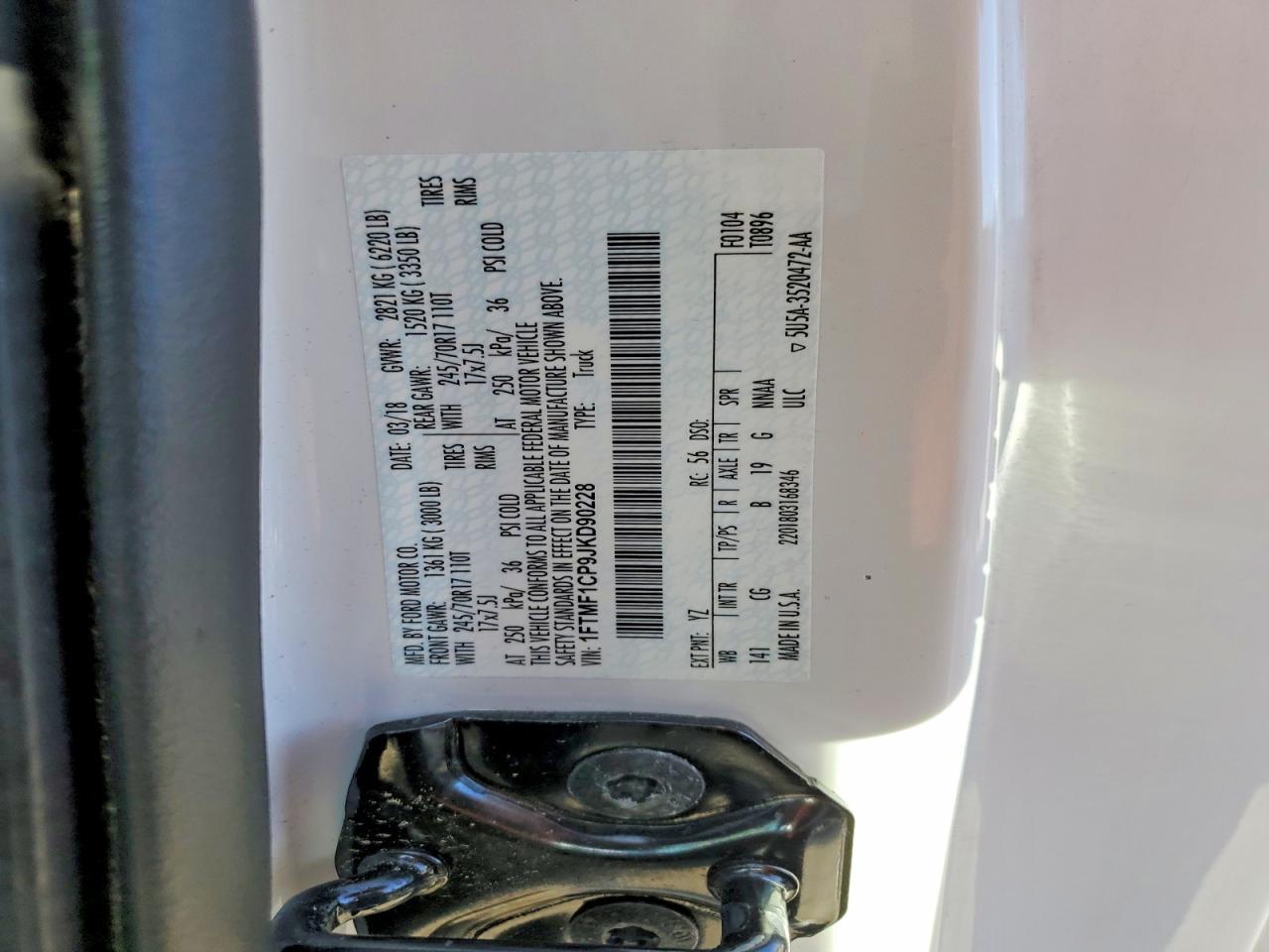 2018 Ford F150