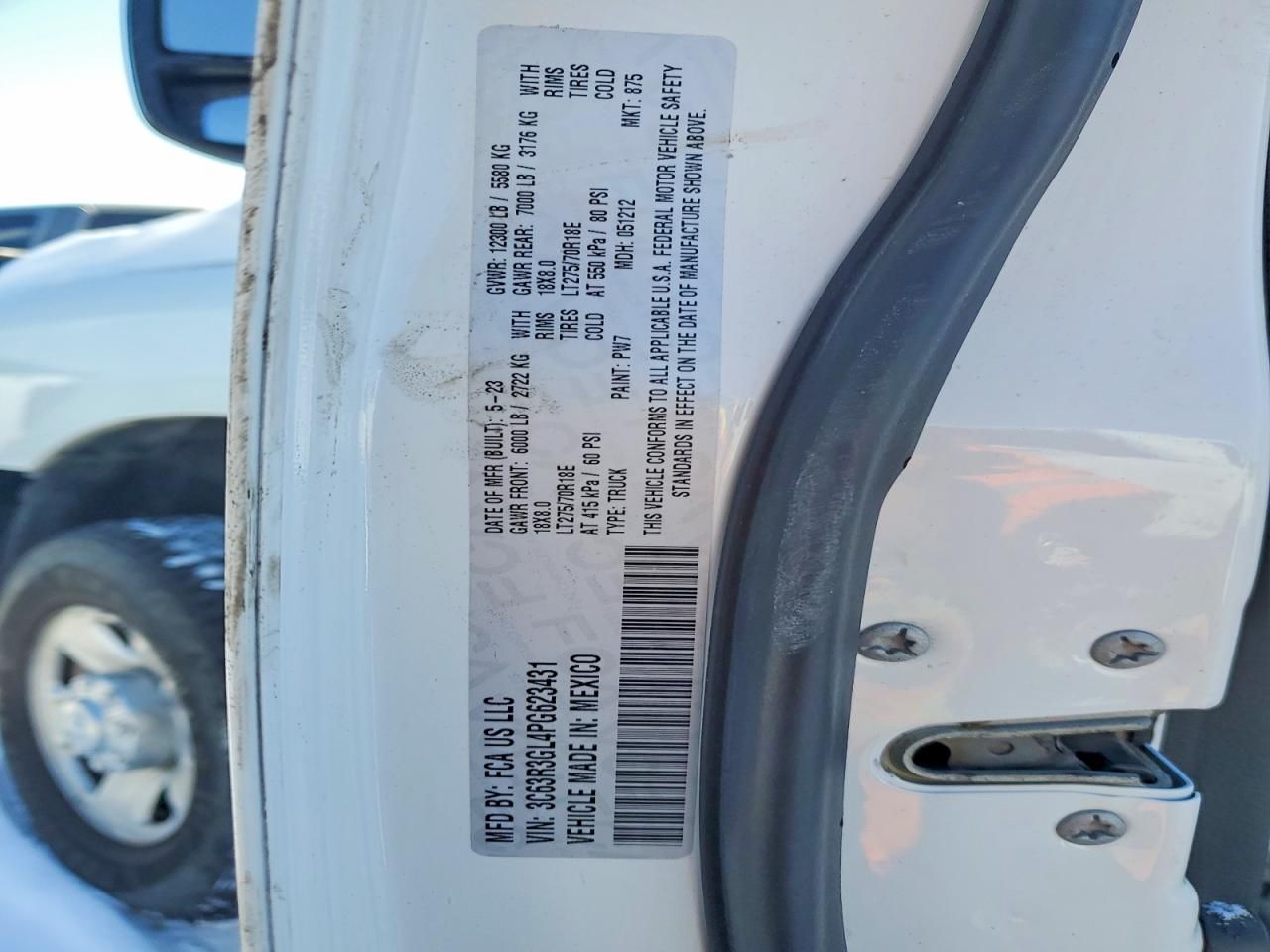 2023 Dodge RAM 3500 Utility / Service Truck