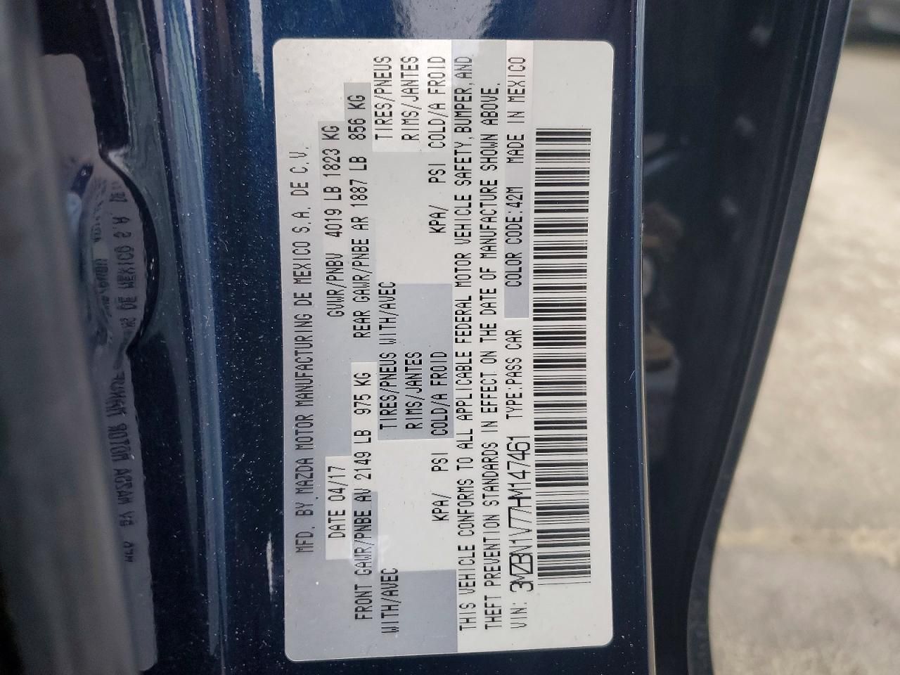 2017 Mazda 3 Touring