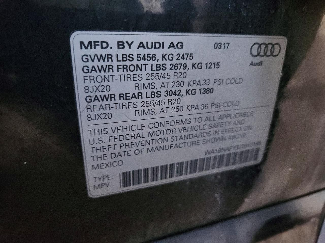 2018 Audi Q5 Premium Plus
