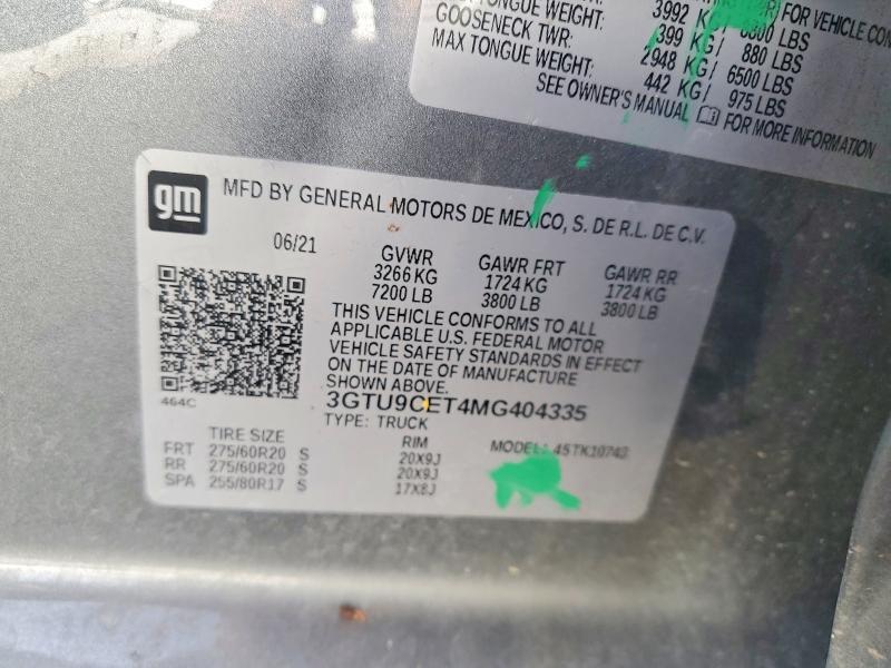 2021 GMC Sierra K1500 Elevation