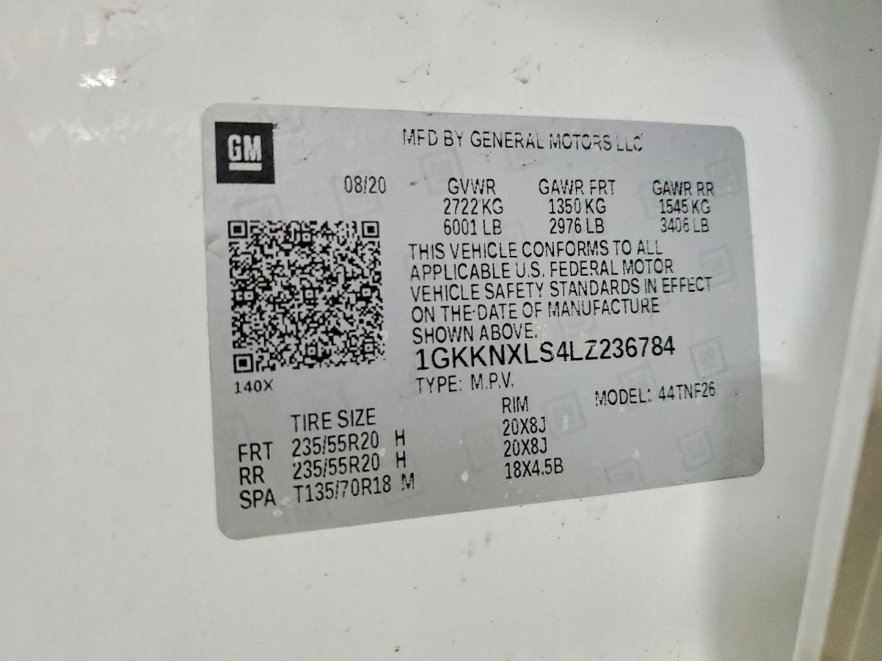 2020 GMC Acadia Denali