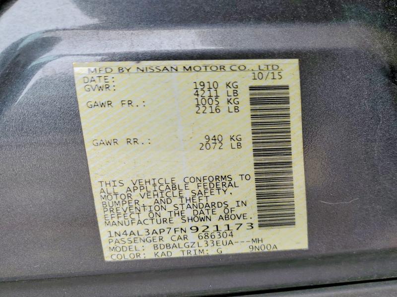 2015 Nissan Altima 2.5