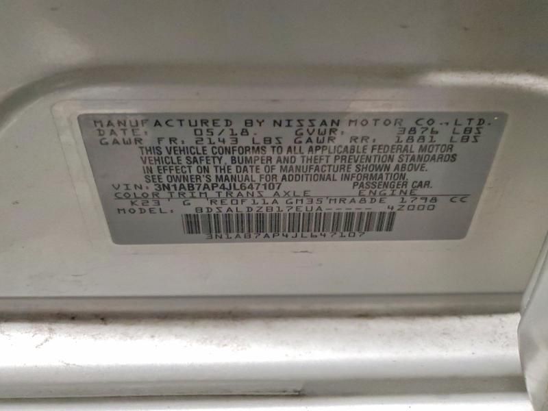 2018 Nissan Sentra s