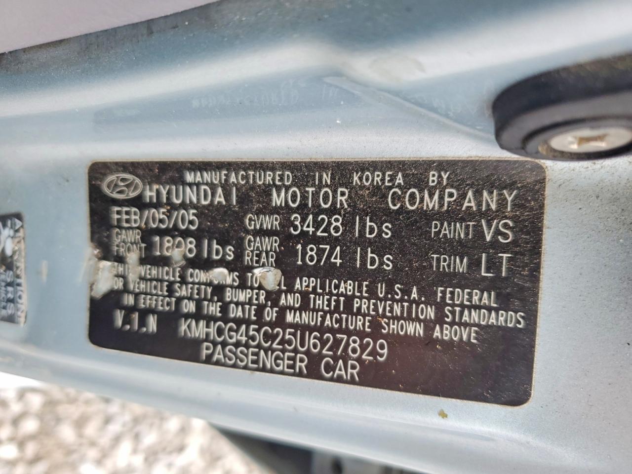 2005 Hyundai Accent gl