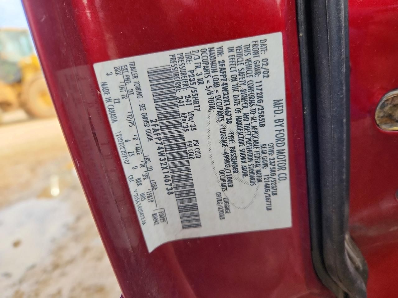 2002 Ford Crown Victoria lx