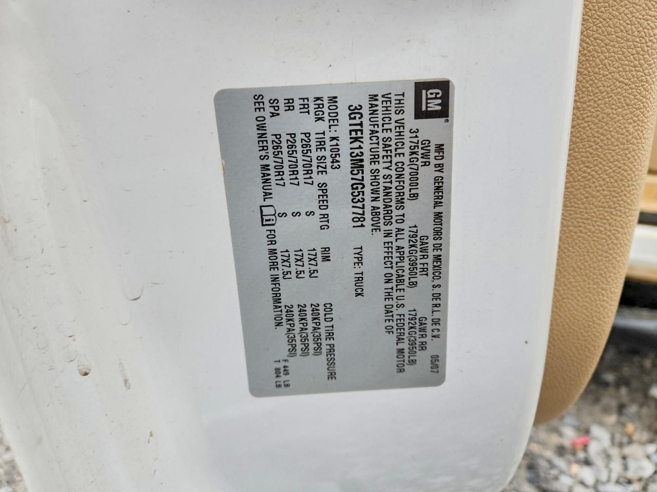 2007 GMC New Sierra K1500