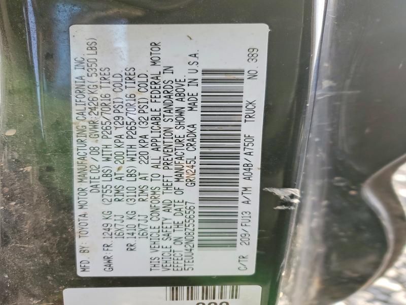 2008 Toyota Tacoma Access cab