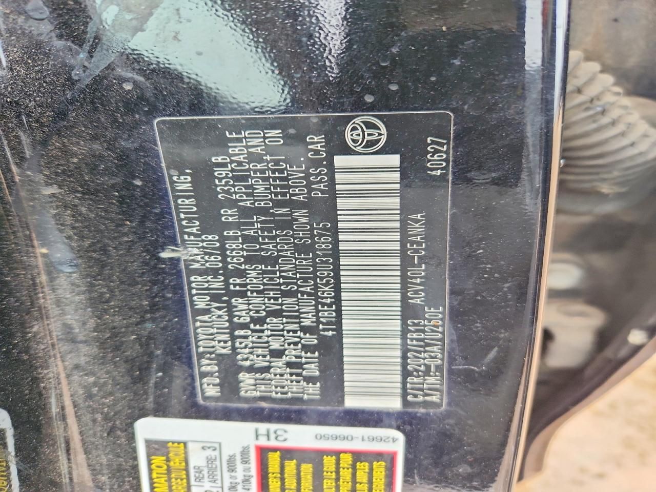 2009 Toyota Camry Base