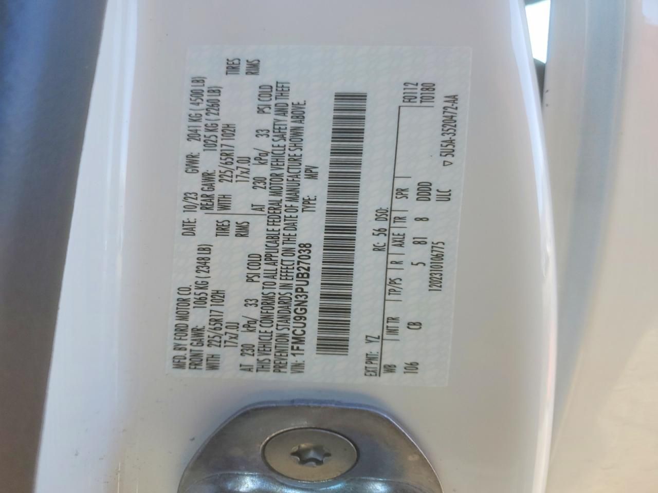 2023 Ford Escape Active