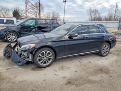 Salvage cars for sale from Copart Dyer, IN: 2015 Mercedes-Benz C 300 4matic