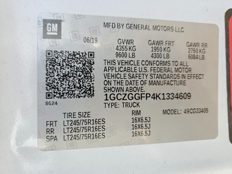 2019 Chevrolet Express G3500