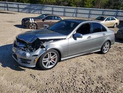 Mercedes-Benz salvage cars for sale: 2012 Mercedes-Benz C 300 4matic