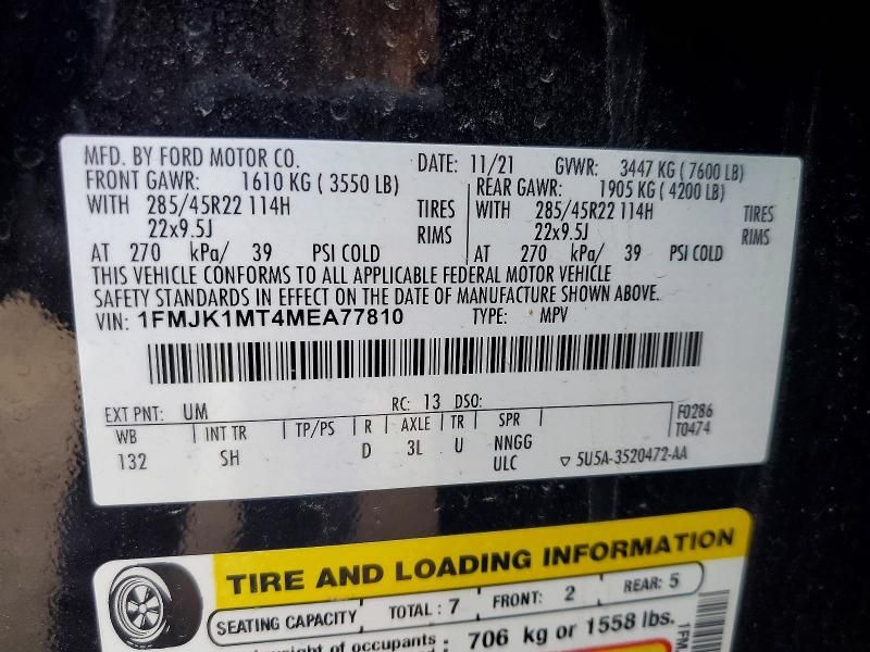 2021 Ford Expedition max Platinum