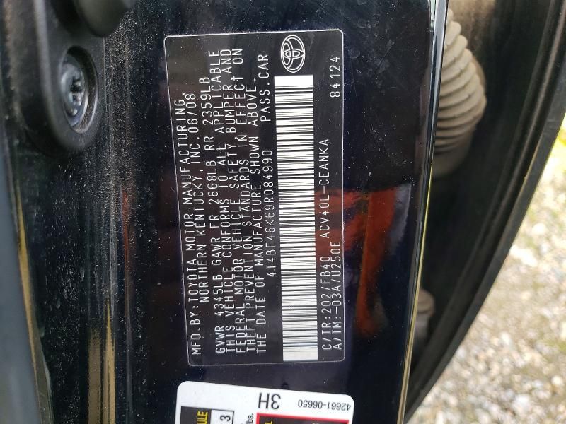 2009 Toyota Camry le