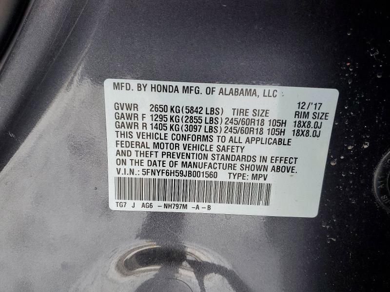 2018 Honda Pilot exl