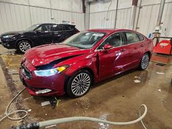Ford salvage cars for sale: 2018 Ford Fusion Titanium/platinum