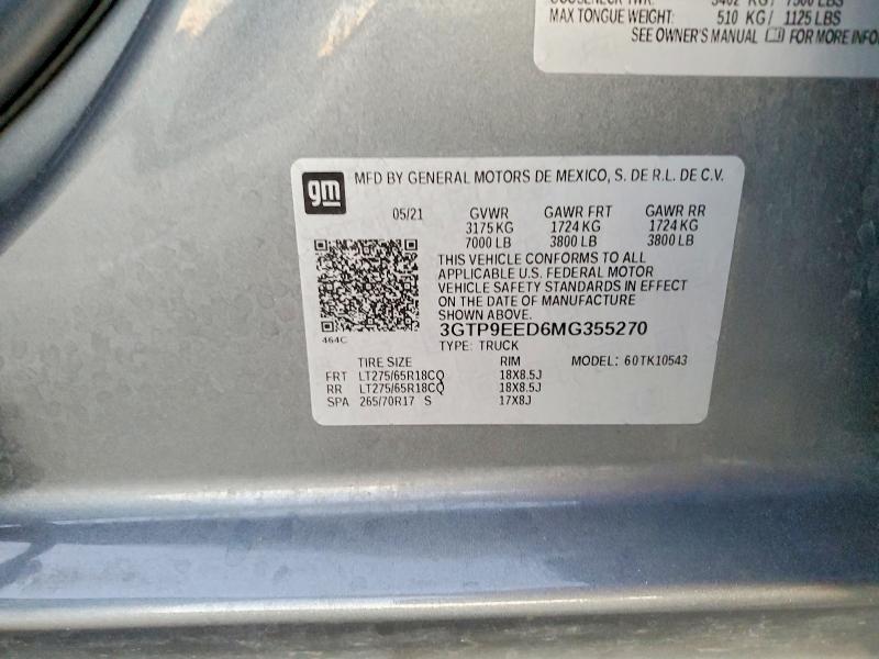 2021 GMC Sierra K1500 AT4