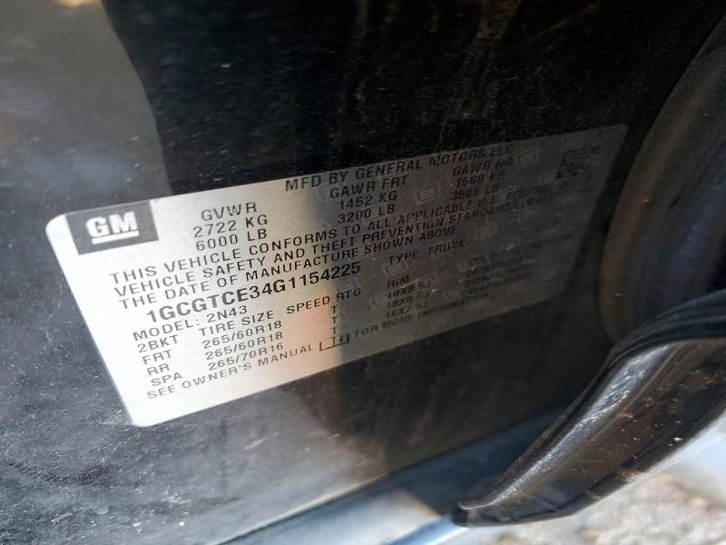 2016 Chevrolet Colorado lt