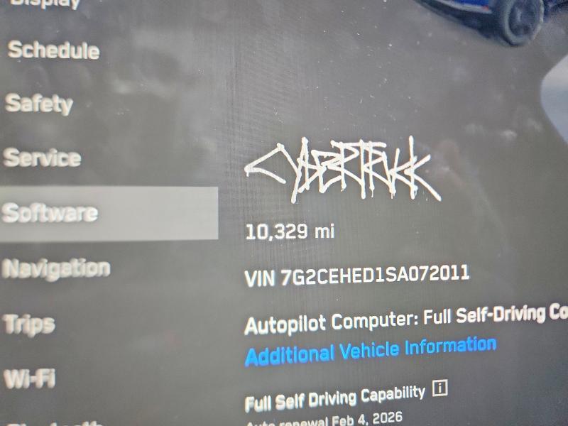 2025 Tesla Cybertruck