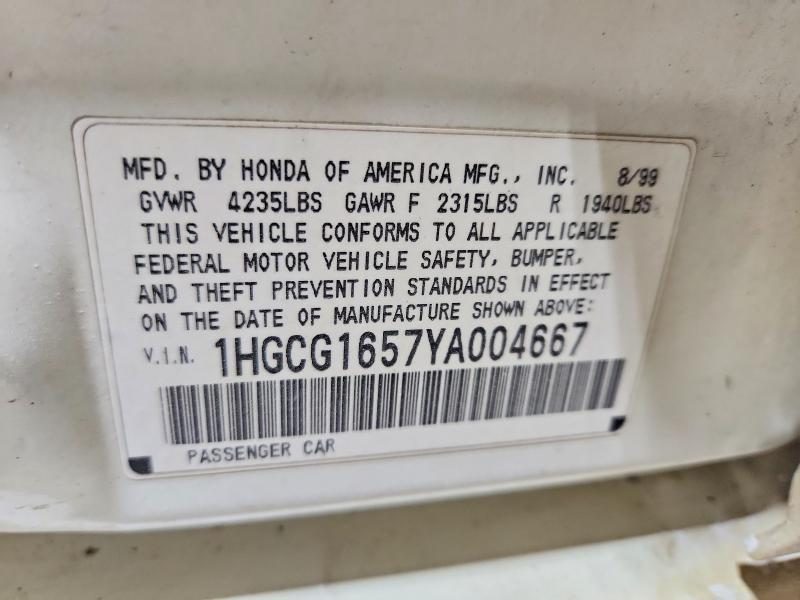 2000 Honda Accord ex
