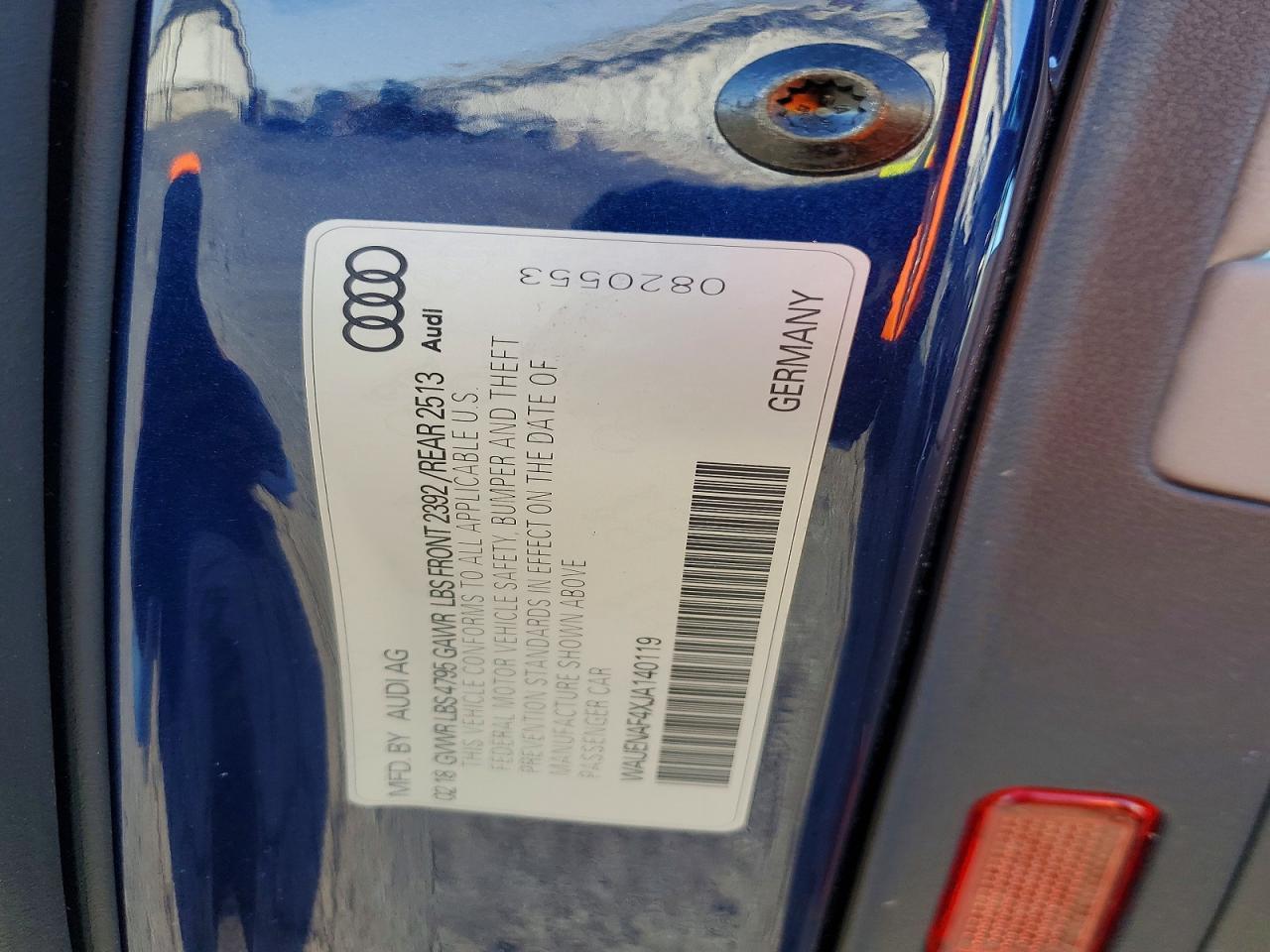 2018 Audi A4 Premium Plus