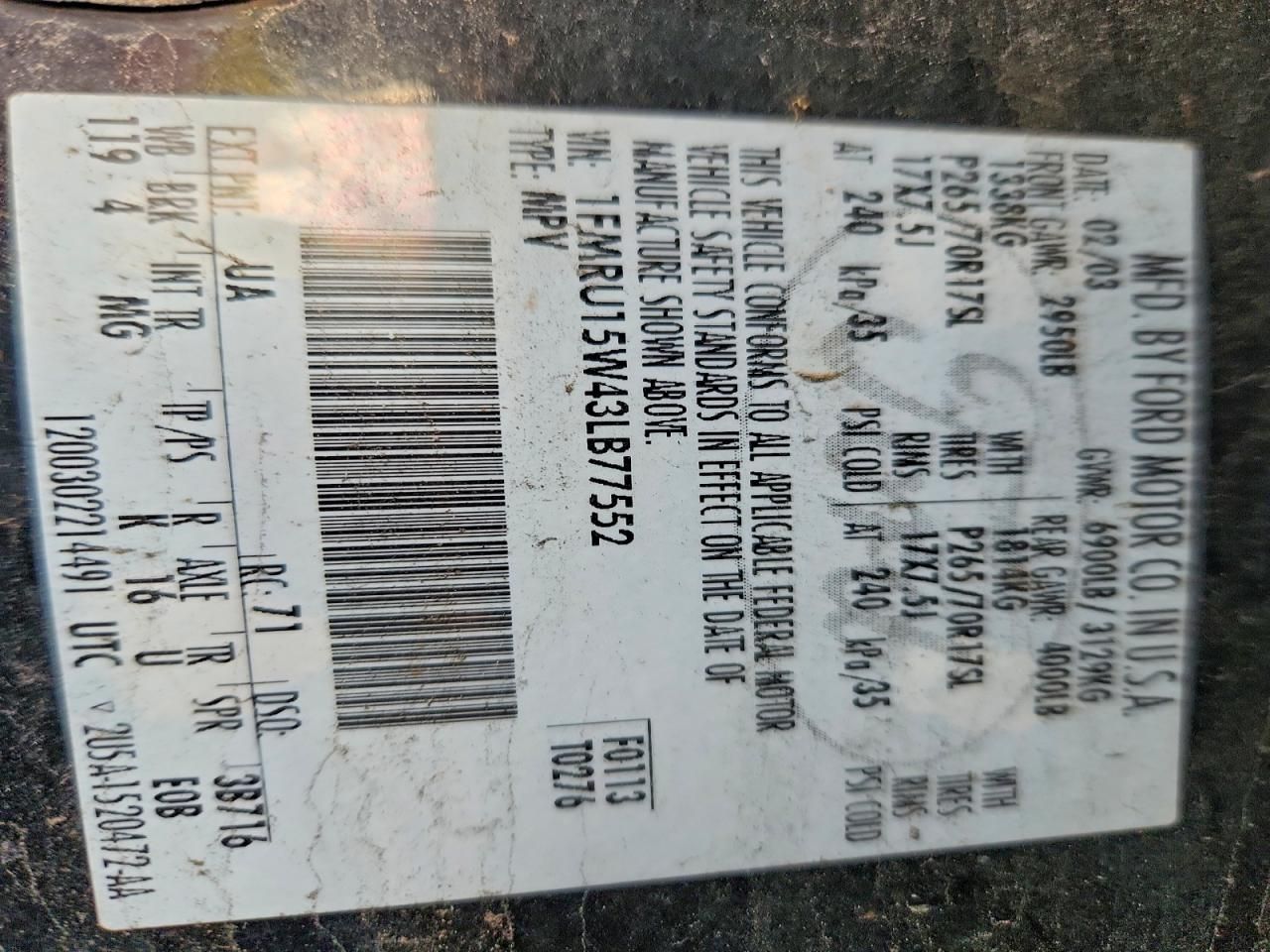 2003 Ford Expedition xlt