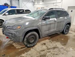 Jeep salvage cars for sale: 2022 Jeep Cherokee Trailhawk