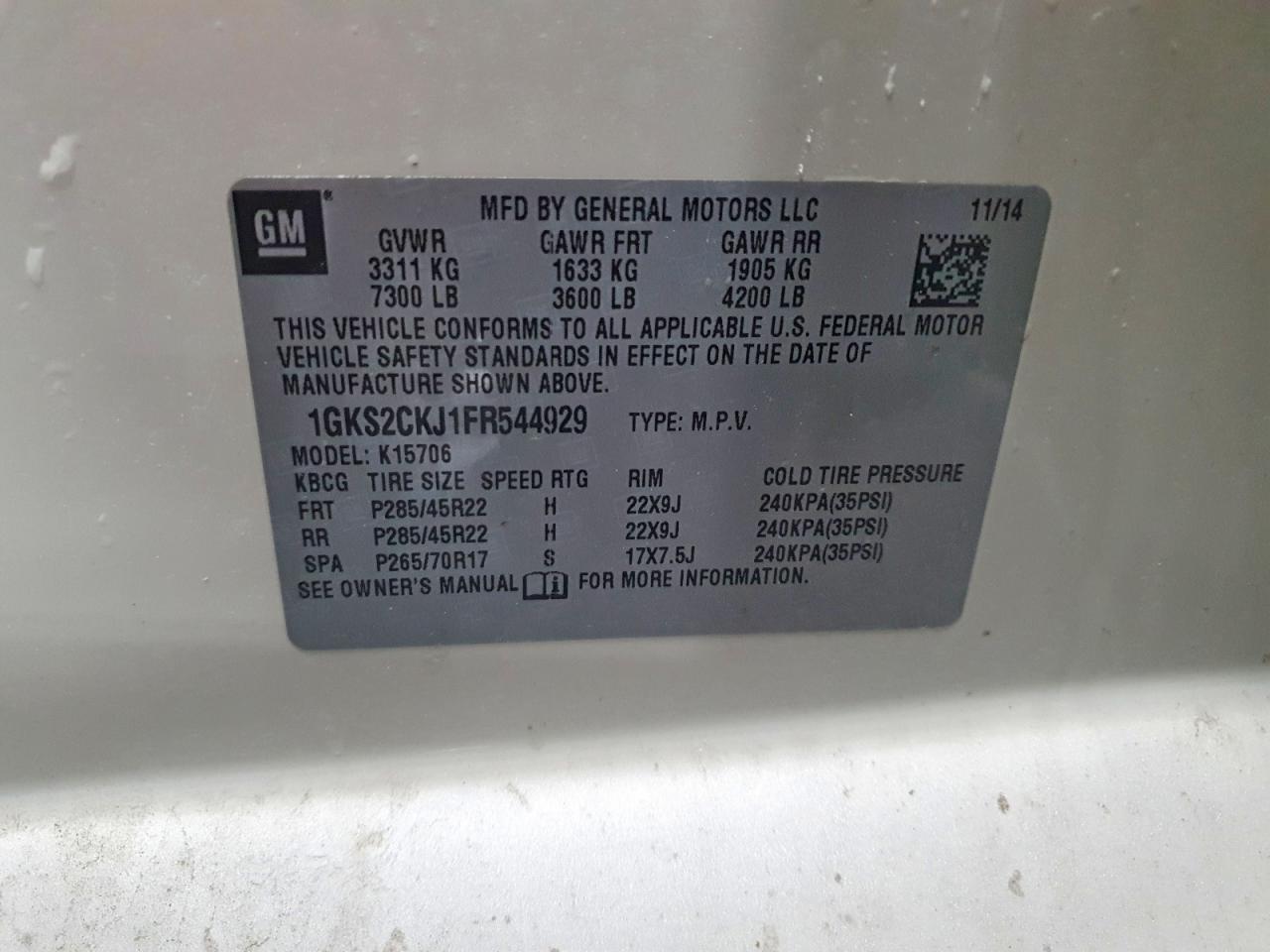 2015 GMC Yukon Denali