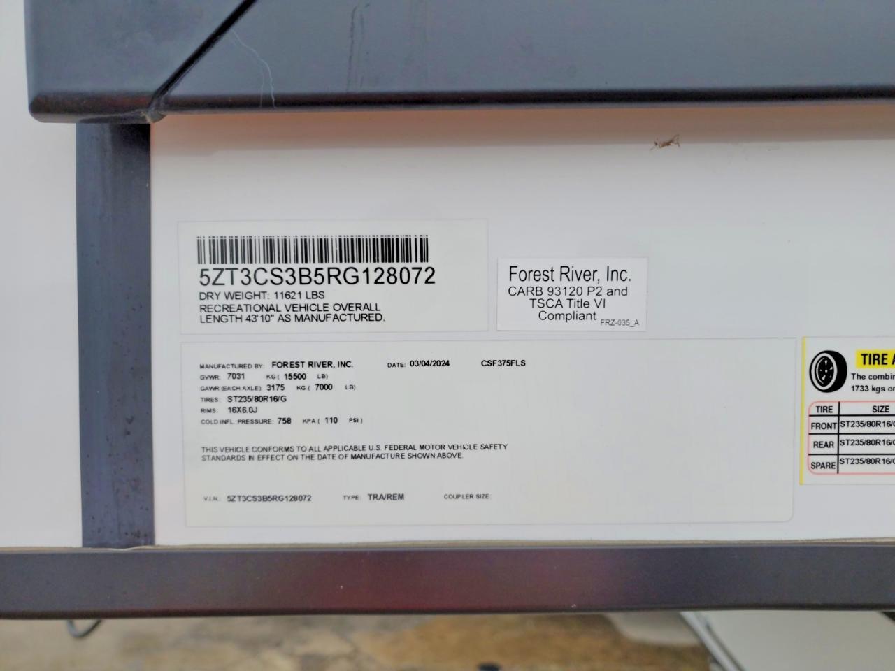 2024 Cruiser Rv 2024 Forest River Crusader Camper