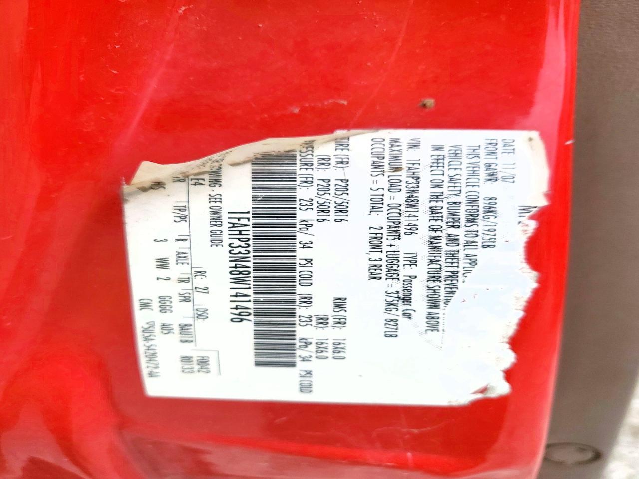 2008 Ford Focus se