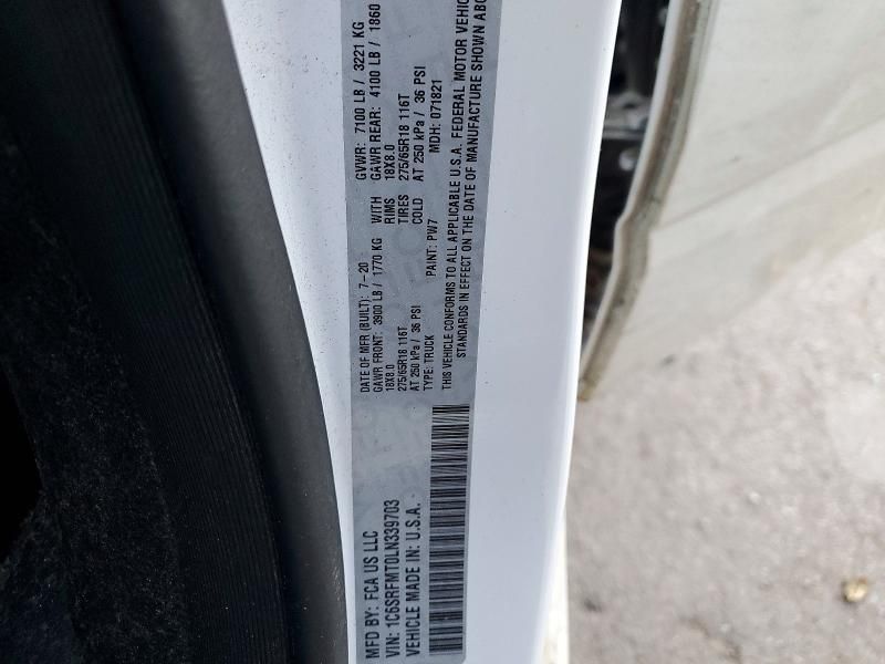 2020 Dodge Ram 1500 big Horn/lone Star