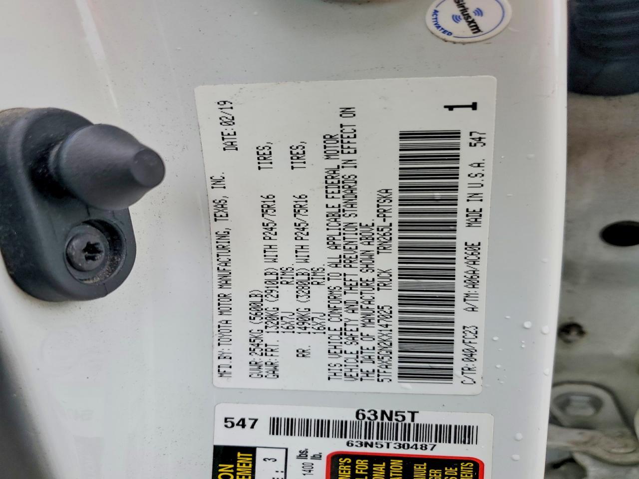 2019 Toyota Tacoma SR5