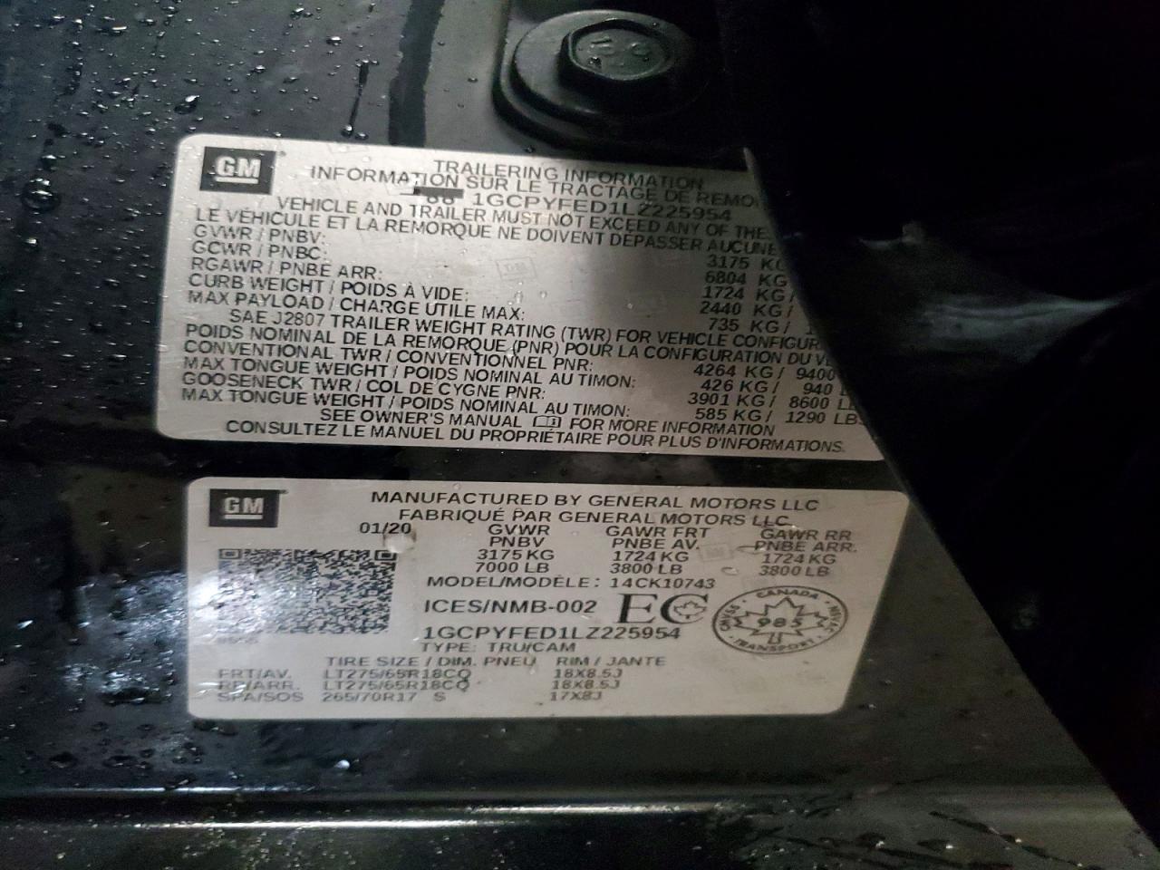 2020 Chevrolet Silverado K1500 LT Trail Boss