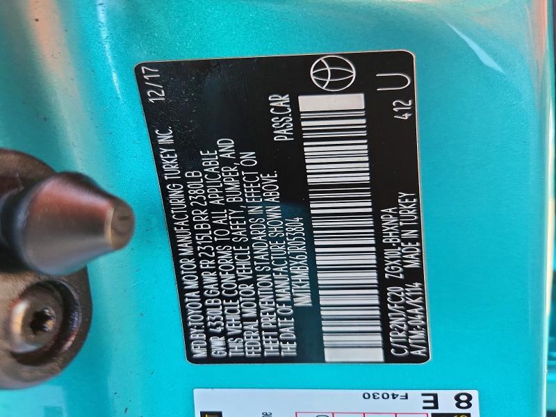 2018 Toyota C-hr xle