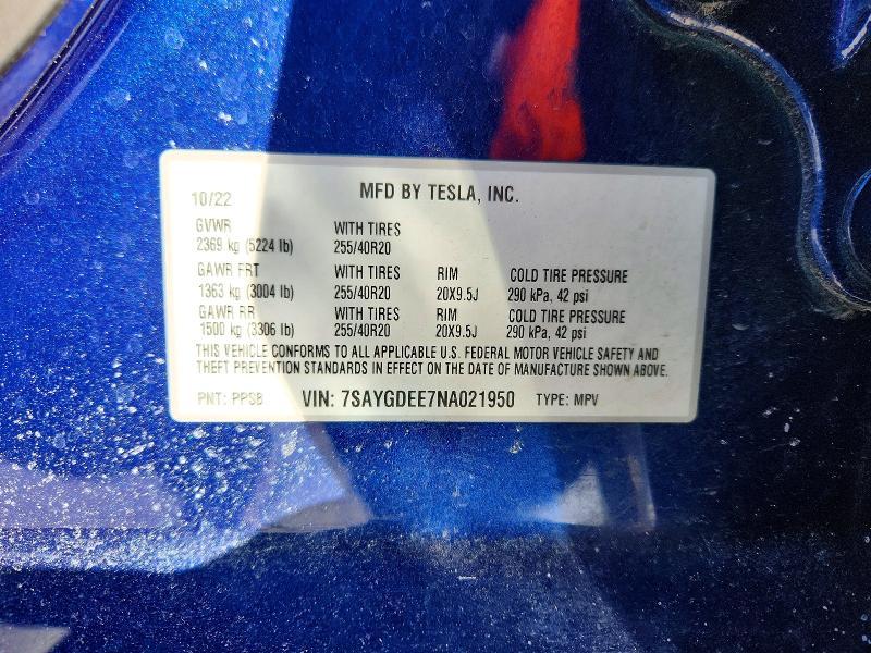 2022 Tesla Model y