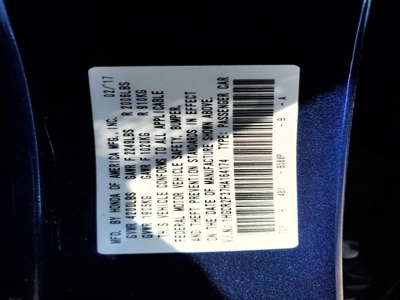 2017 Honda Accord lx