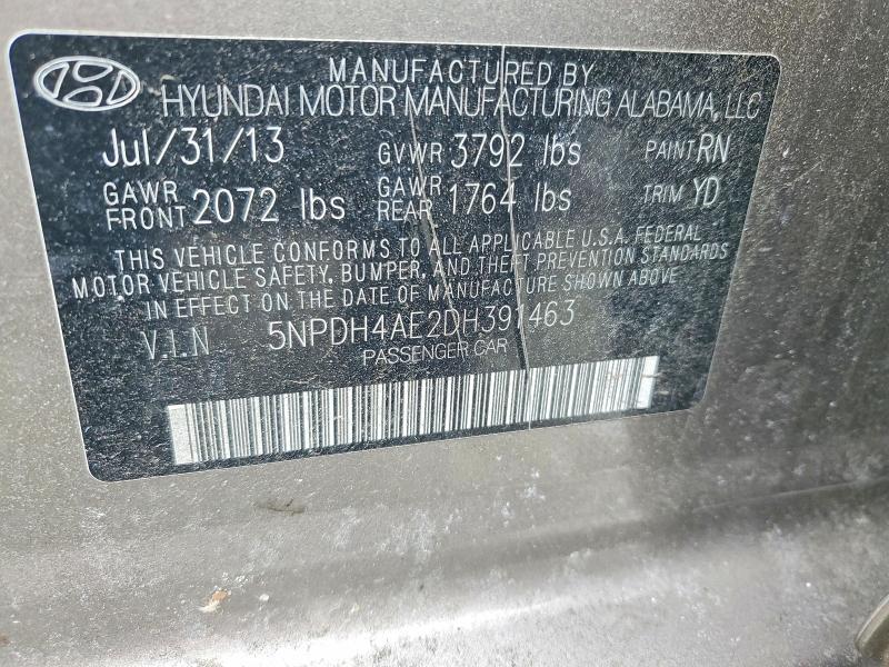 2013 Hyundai Elantra gls