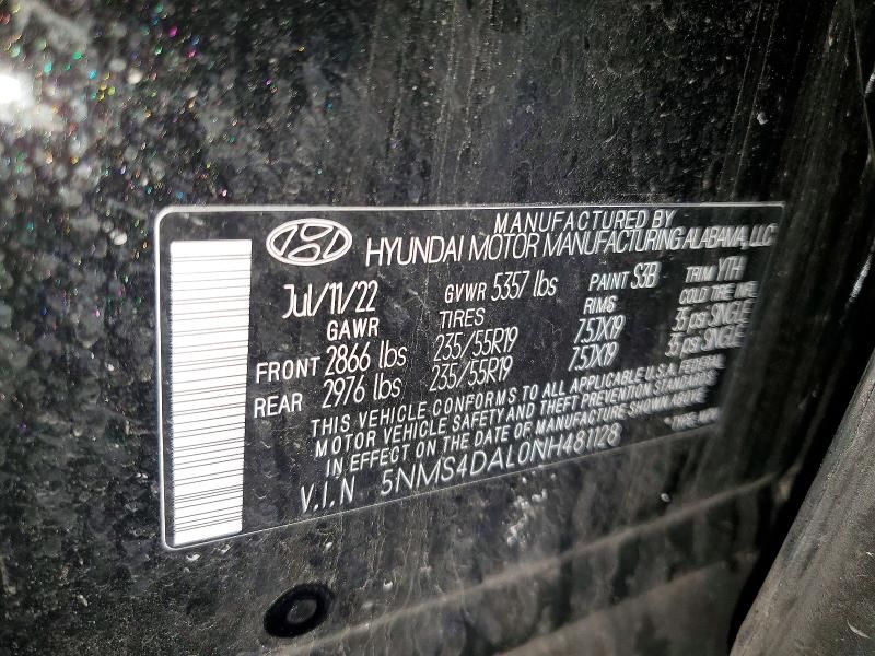 2022 Hyundai Santa fe Limited