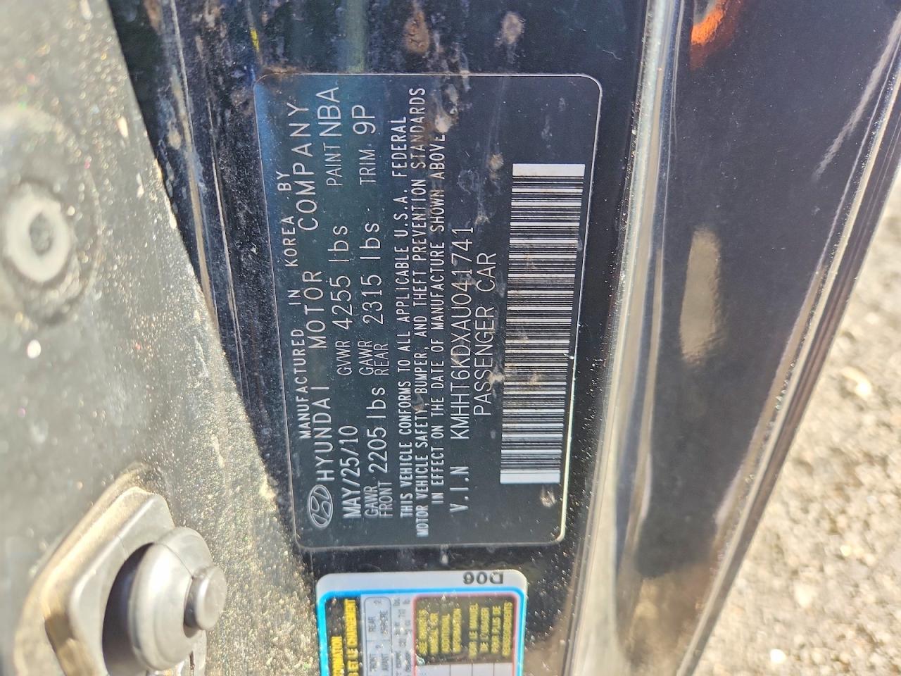 2010 Hyundai Genesis Coupe 2.0t