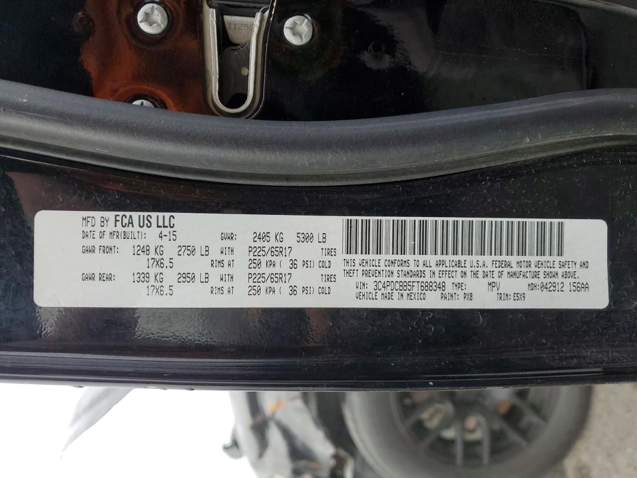 2015 Dodge Journey sxt