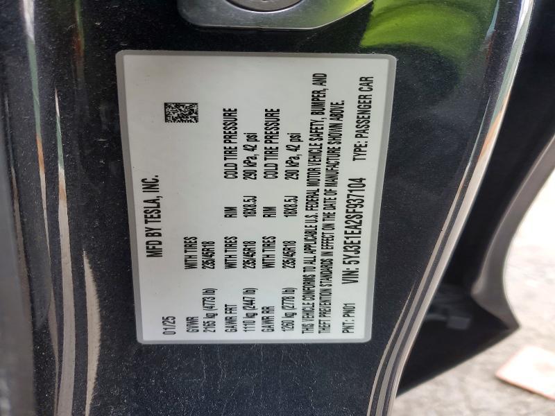 2025 Tesla Model 3