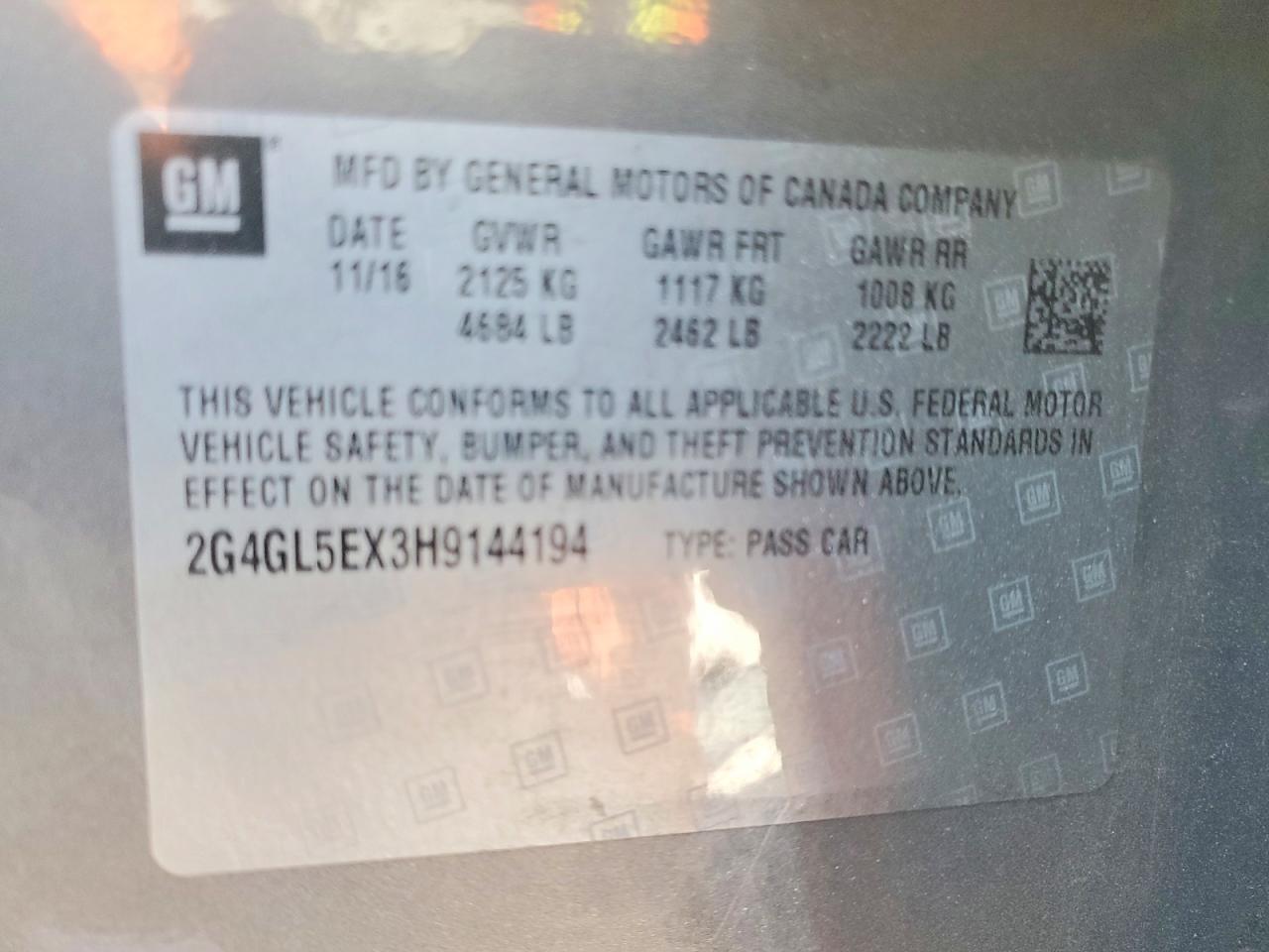 2017 Buick Regal Sport Touring