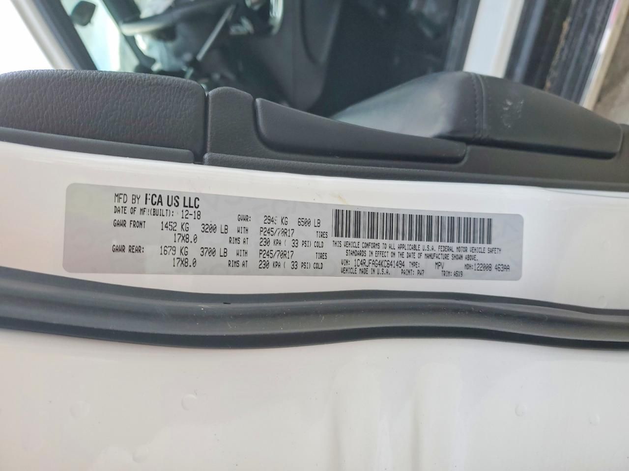 2019 Jeep Grand Cherokee Laredo