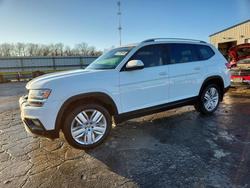 Volkswagen salvage cars for sale: 2019 Volkswagen Atlas se