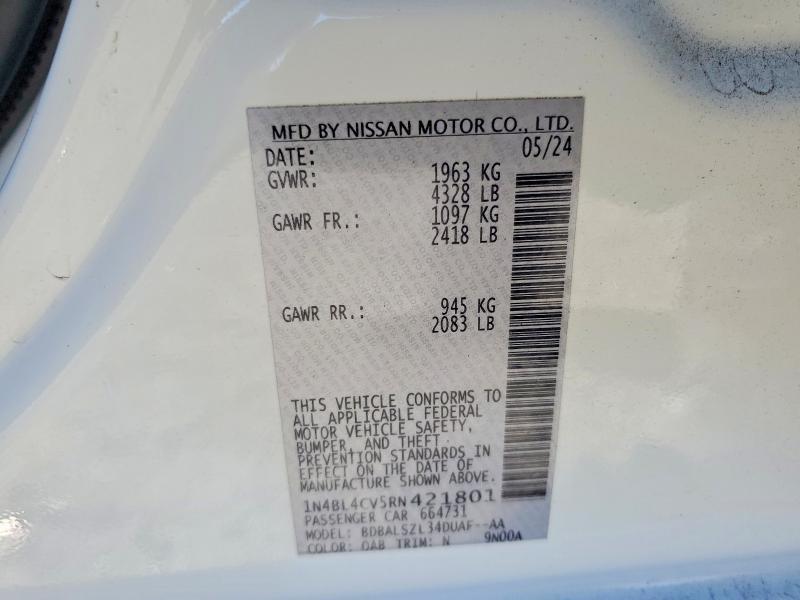 2024 Nissan Altima sr