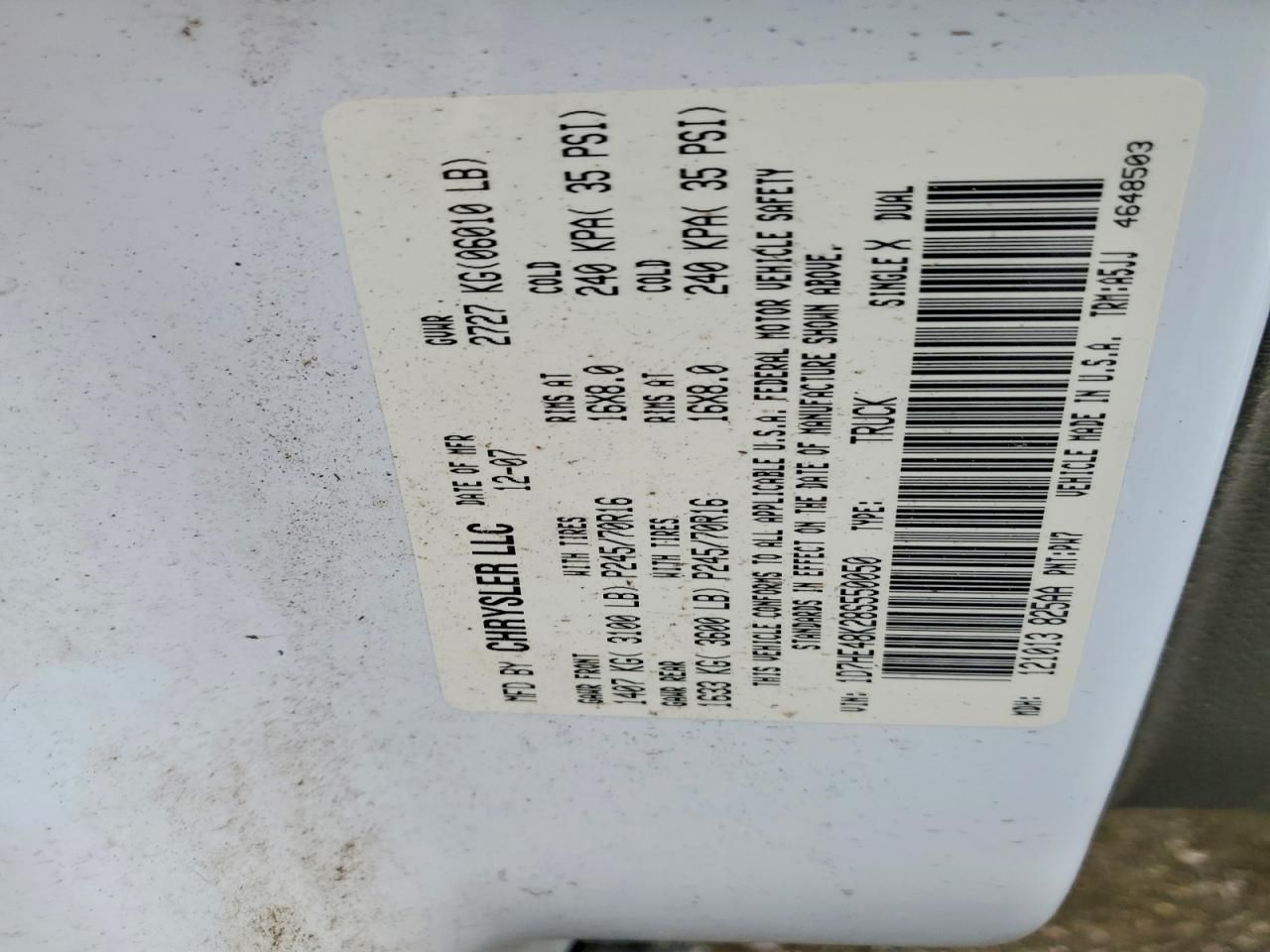 2008 Dodge Dakota Quad slt